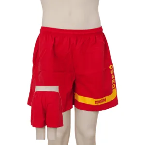 450955     ~ EYELINE SHORTS TASLON RED