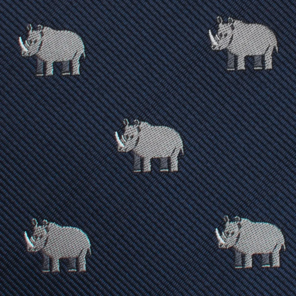 African Rhino Skinny Tie