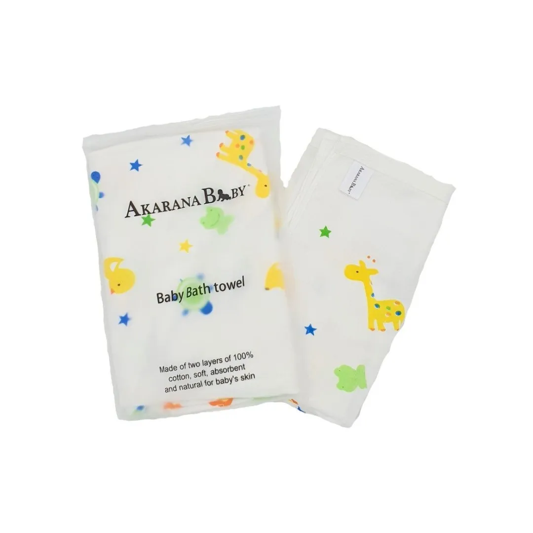 Akarana Baby and Kids Super Soft Cotton Bath Towel (60x120cm)