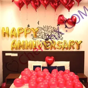 Anniversary Decoration Kit Golden 51 Pcs