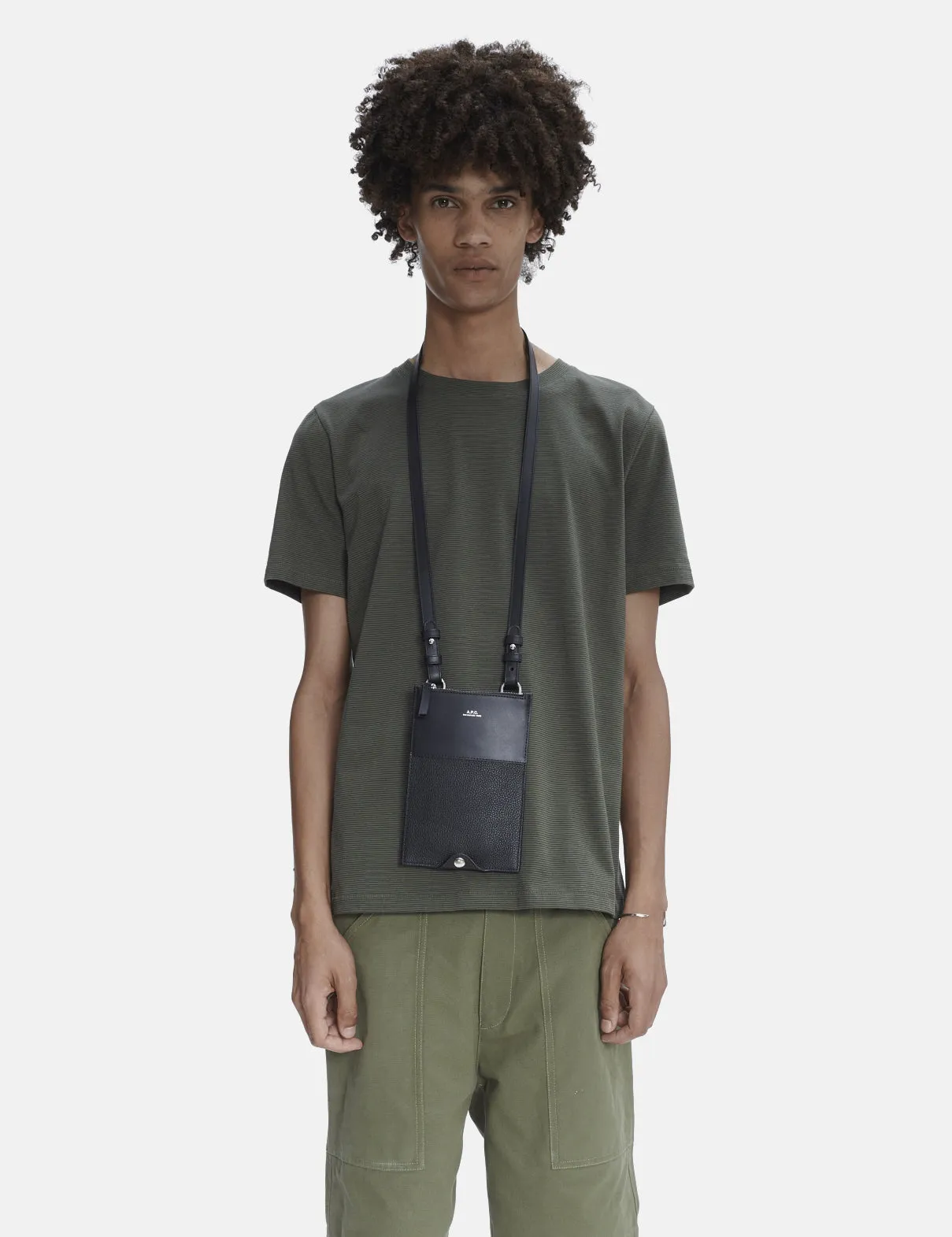 A.P.C. Aymeric T-Shirt - Khaki Brown