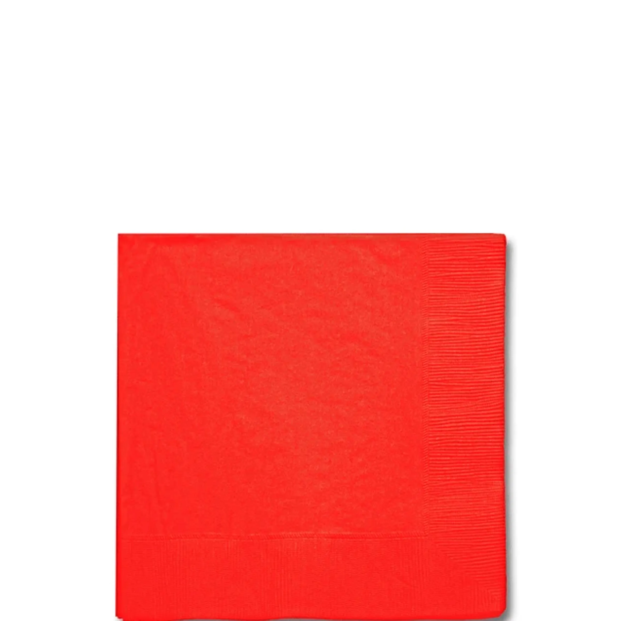 Apple Red Beverage Napkins | 40ct