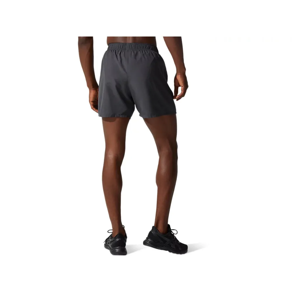 ASICS Men's Silver 5Inch Short (Graphite Grey)