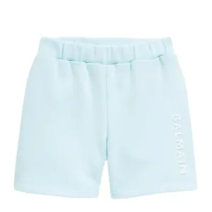 Balmain Baby Sky Blue Sweat Shorts