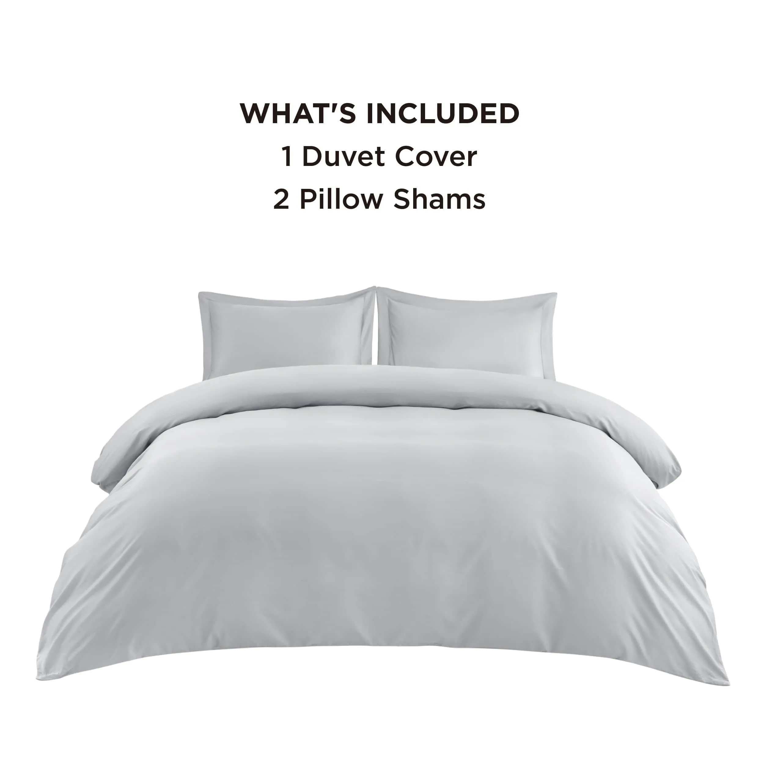 Bedsure Breathable Lyocell Cotton Duvet Cover Set