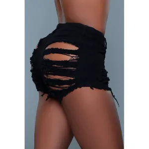 BeWicked Curves For Days Shorts Black M