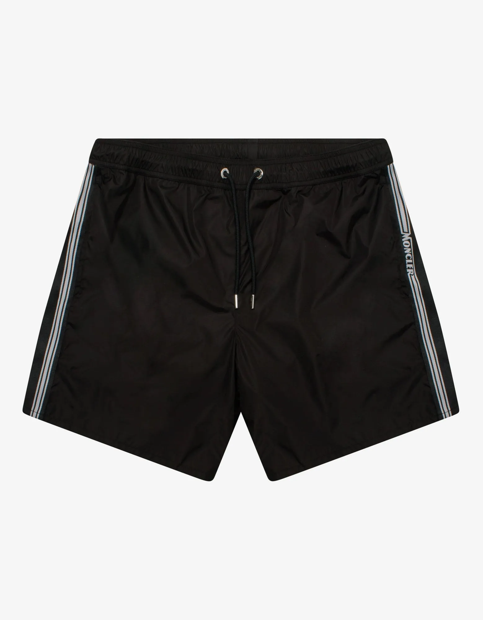 Black Logo Band Swim Shorts