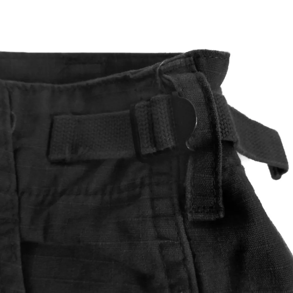 Black Ripstop BDU Shorts