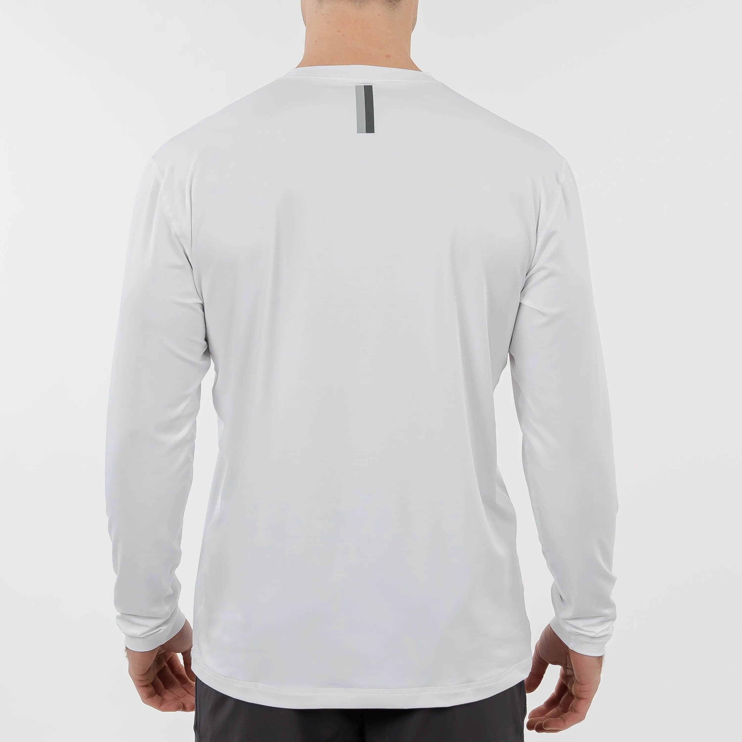 Blitz Tech Long Sleeve Tee | Solid - White