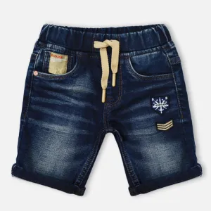 Blue Denim Bermuda Shorts