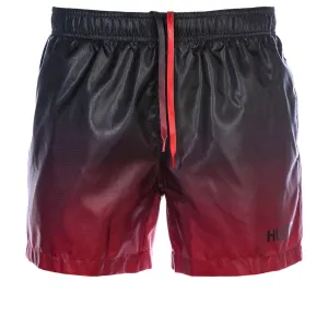 BOSS Malibu Swim Short in Red & Black