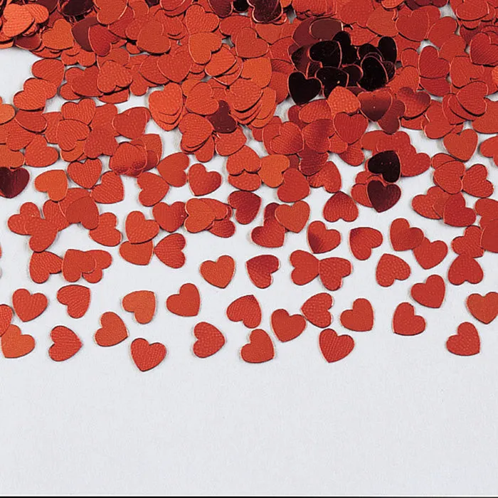 Bulk Red Heart Confetti (12 per Case)