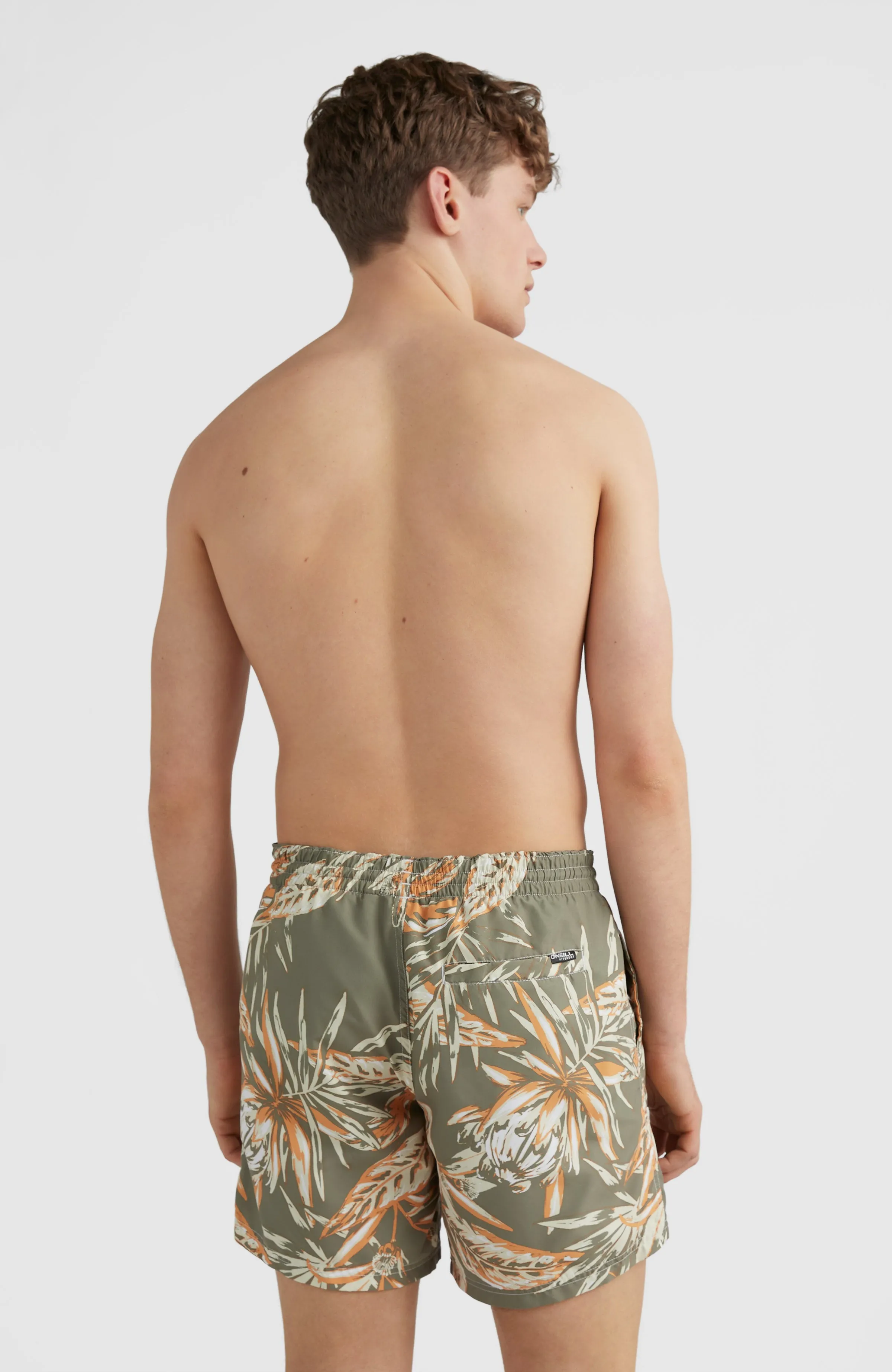 Cali Floral 16'' Swim Shorts | Deep Lichen Tonal Floral