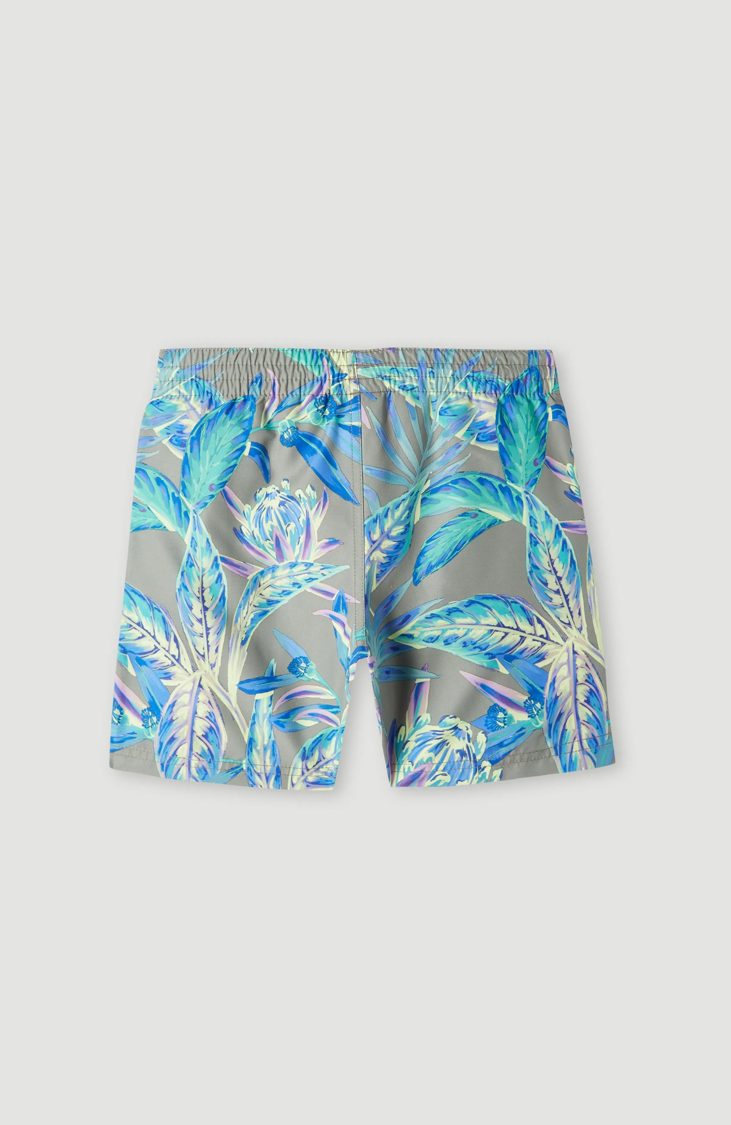 Cali Print 13'' Swim Shorts | Green Tropical Flower