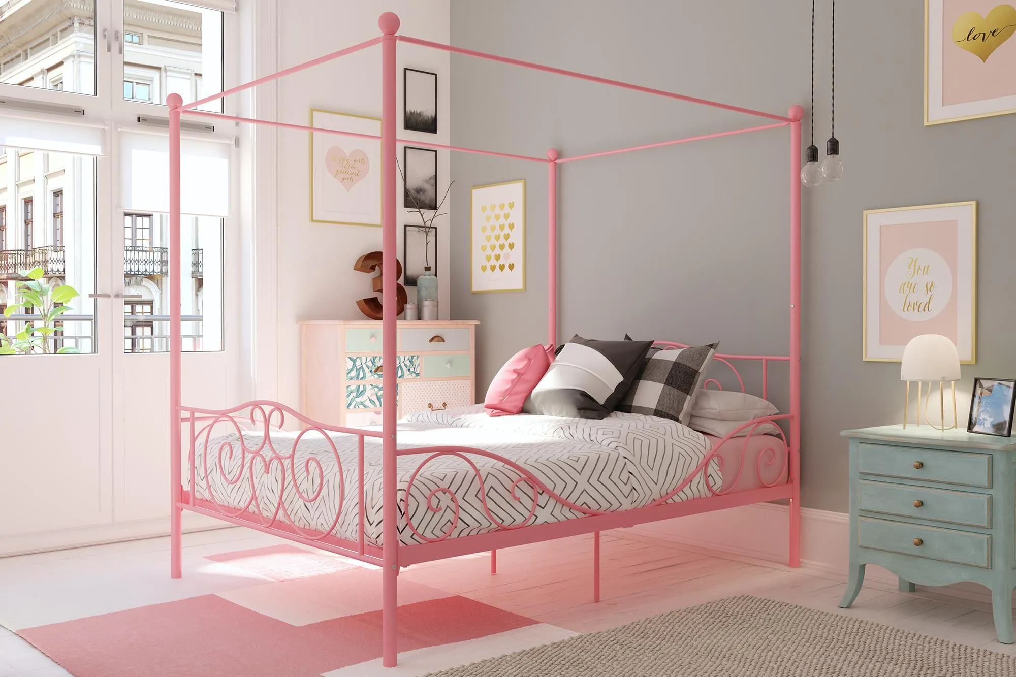 Canopy Metal Bed Frame