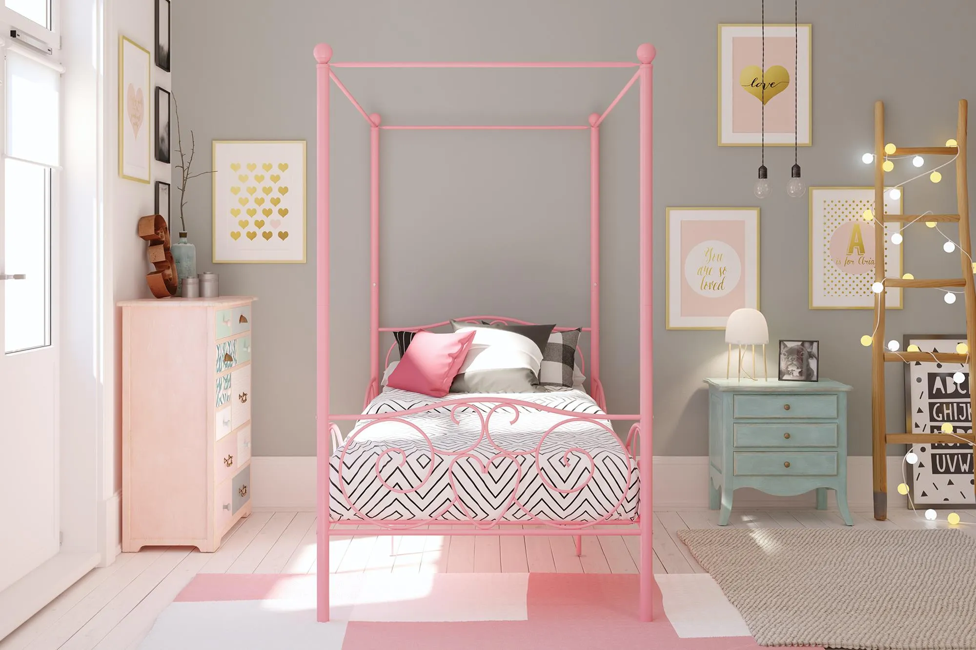 Canopy Metal Bed Frame