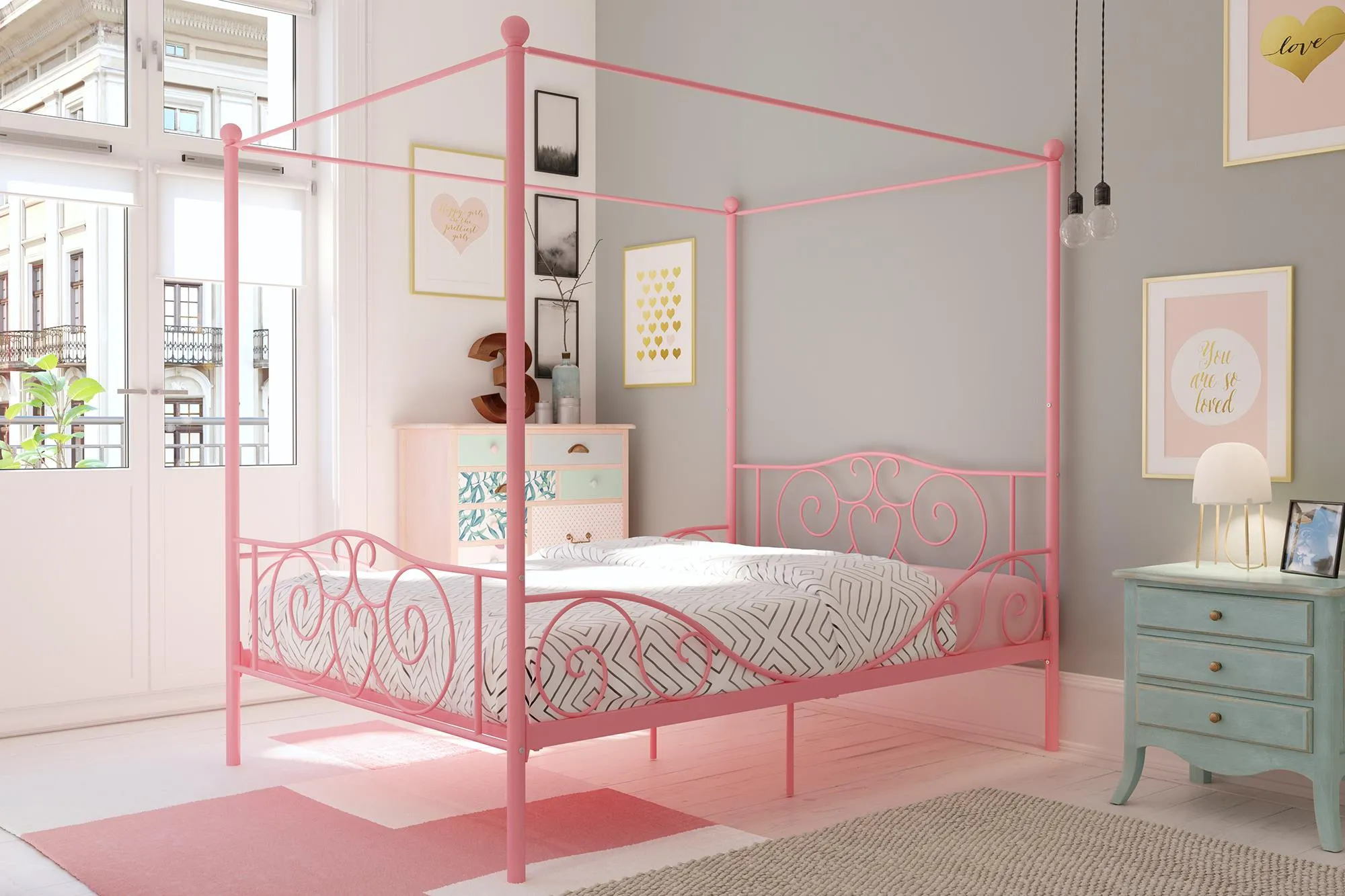 Canopy Metal Bed Frame