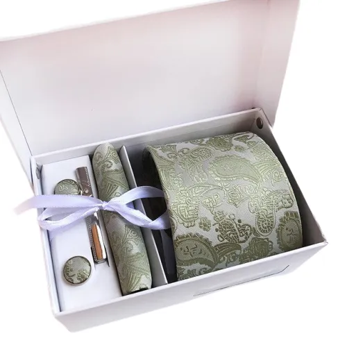 Classy Men Box - Khaki Paisley