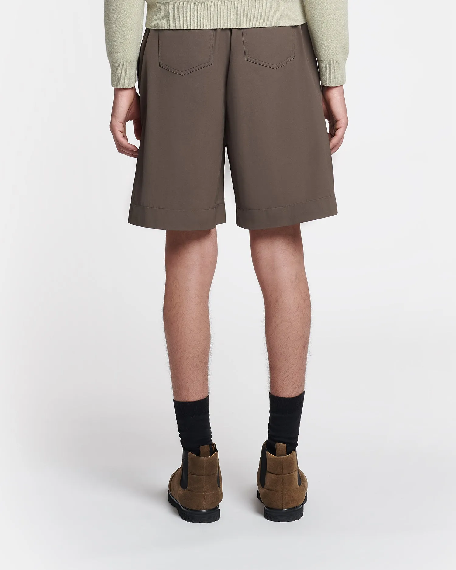 Felix - Tech Twill Bermuda Shorts - Soil