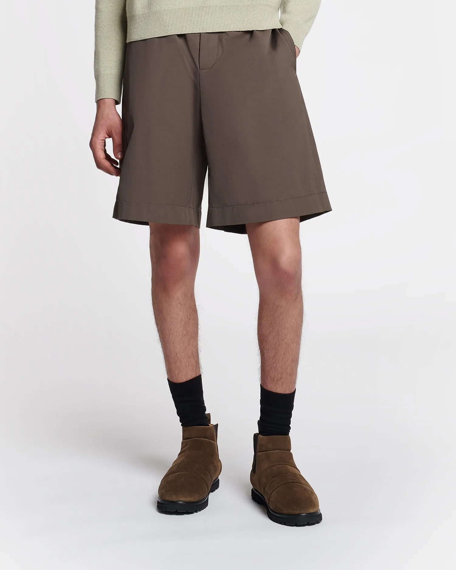 Felix - Tech Twill Bermuda Shorts - Soil