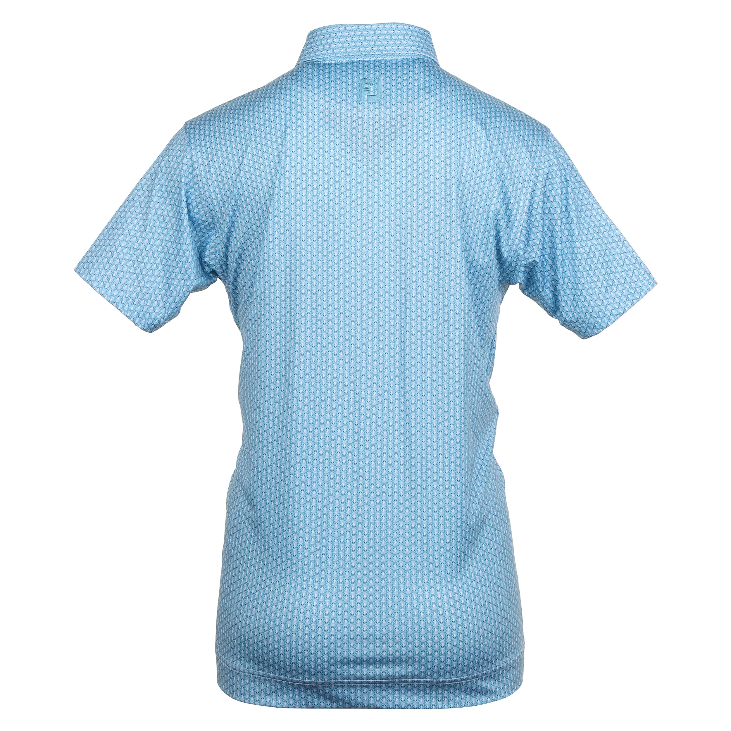 FootJoy Scallop Shell Foulard Lisle Golf Shirt