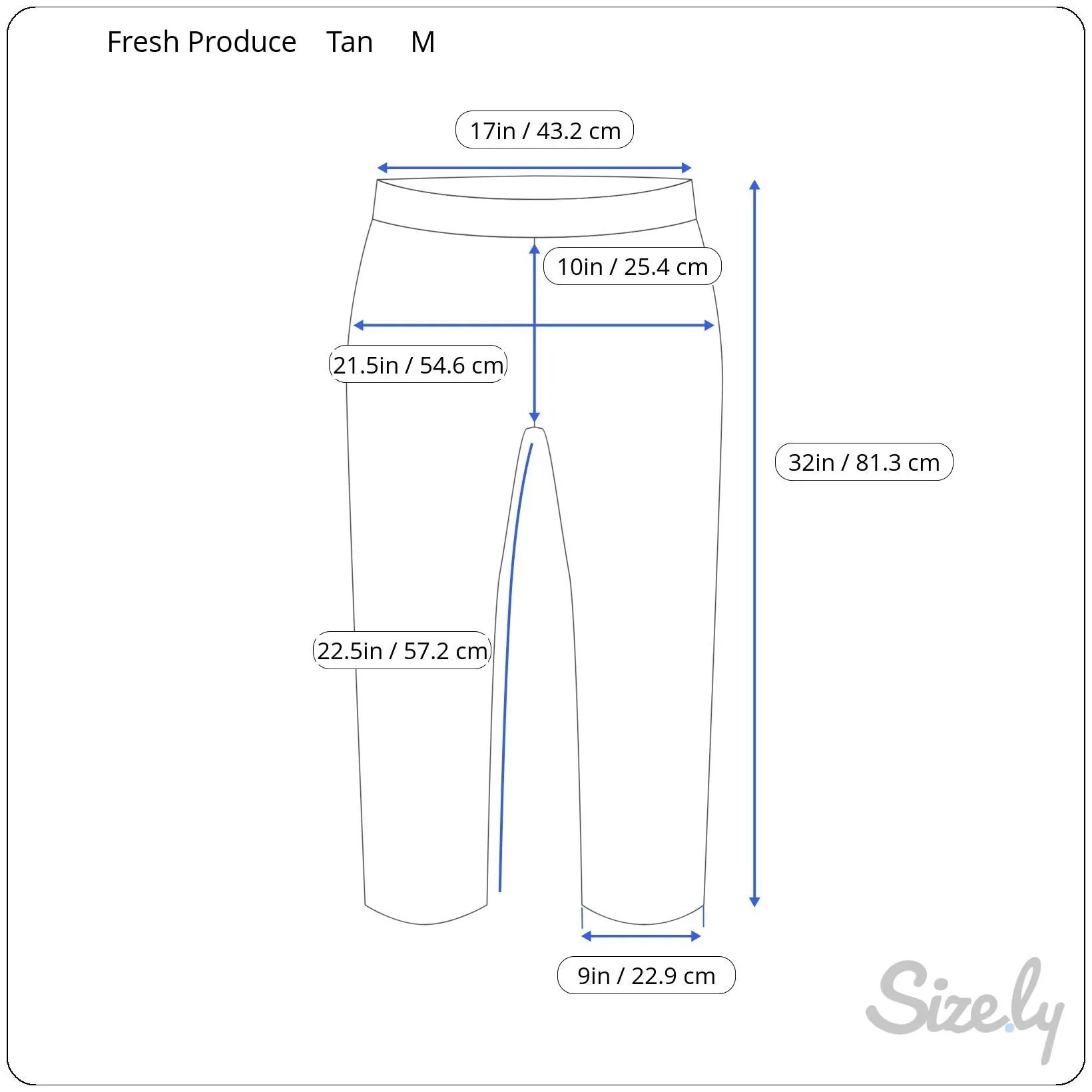 Fresh Produce Women's Tan Cargo Cropped Pants - Pocket & Button Details - Medium