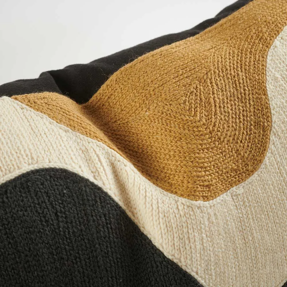 Fylix Wool/Linen Cushion - Camel