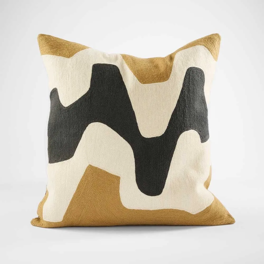 Fylix Wool/Linen Cushion - Camel