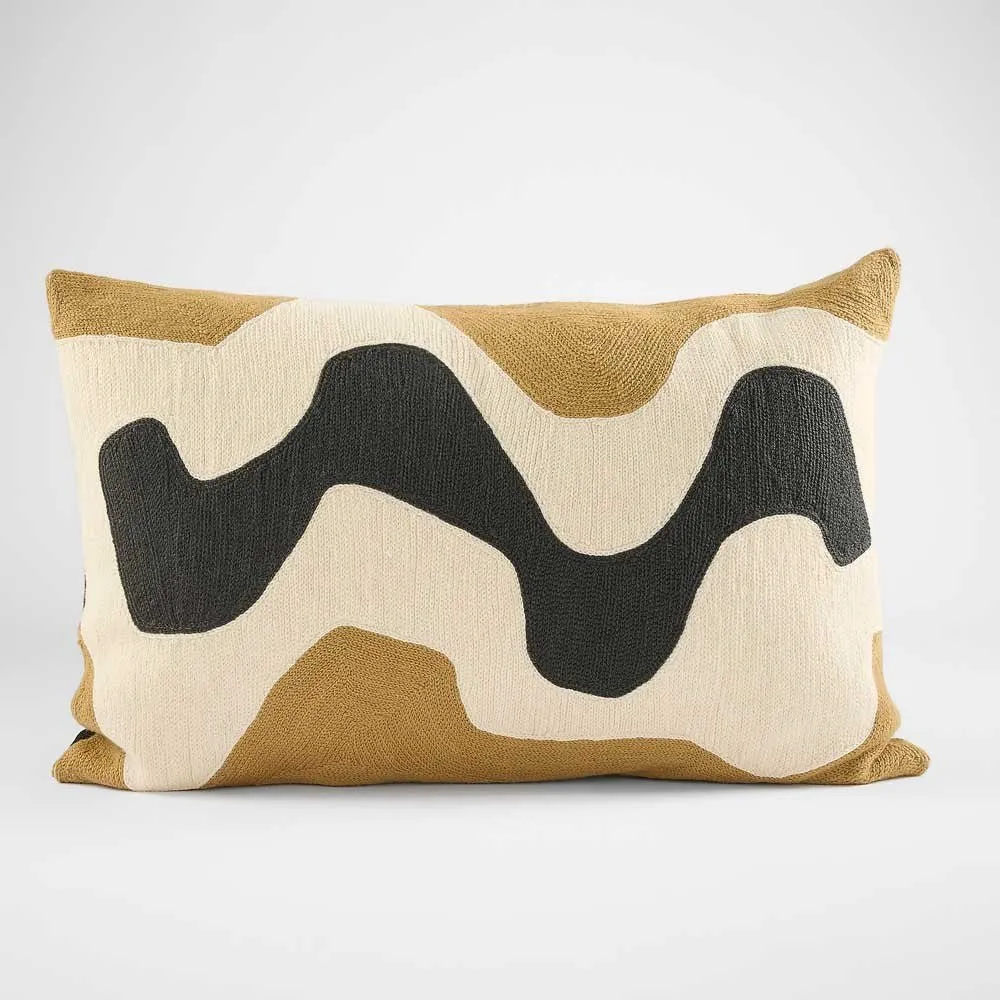 Fylix Wool/Linen Cushion - Camel