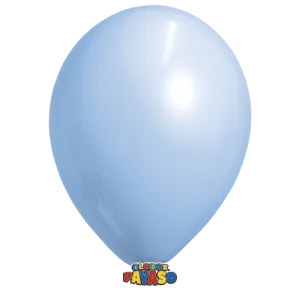 Globos Payaso 12in Balloon Pastel Light Blue 50ct