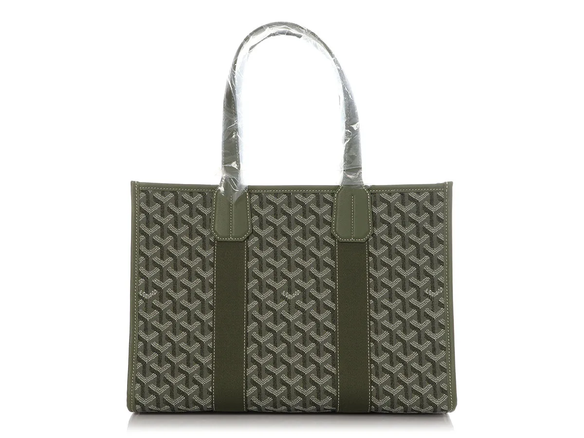 Goyard Khaki Villette Jacquard Tote PM