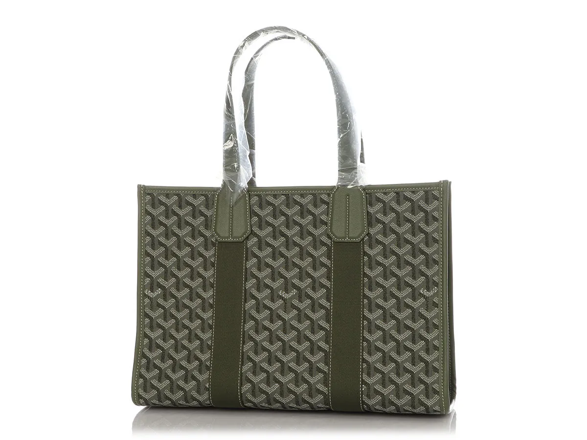 Goyard Khaki Villette Jacquard Tote PM