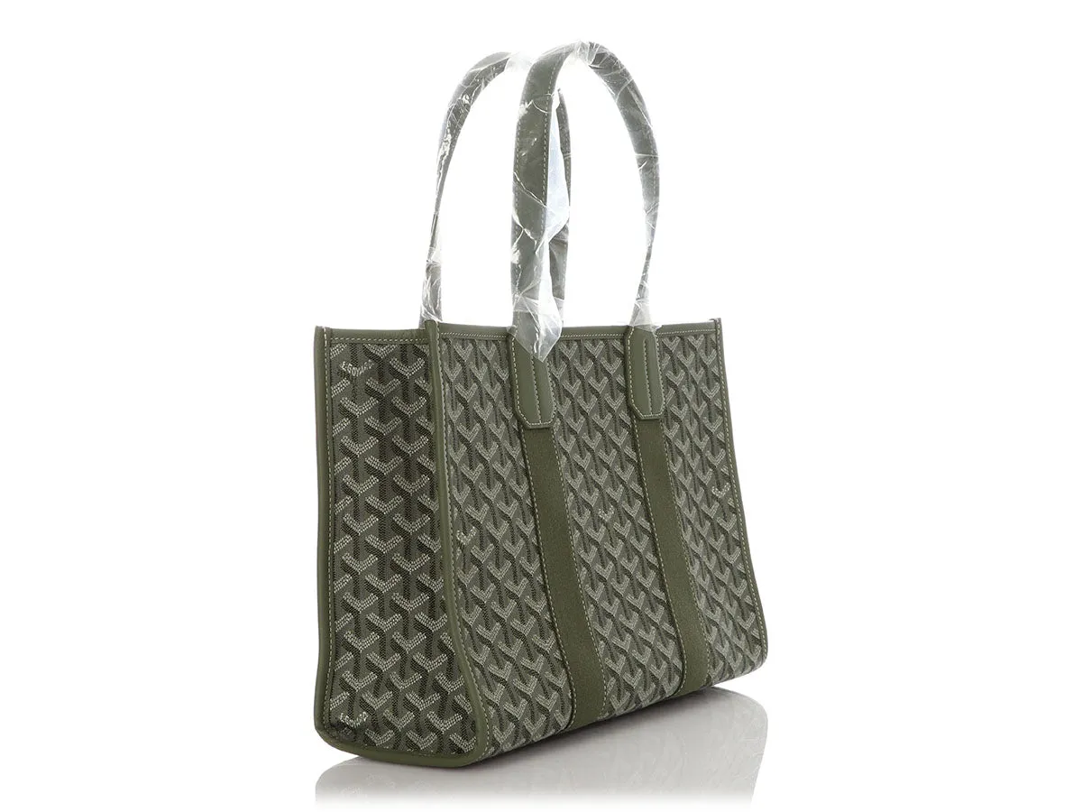 Goyard Khaki Villette Jacquard Tote PM