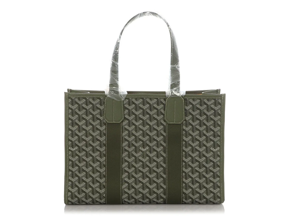 Goyard Khaki Villette Jacquard Tote PM