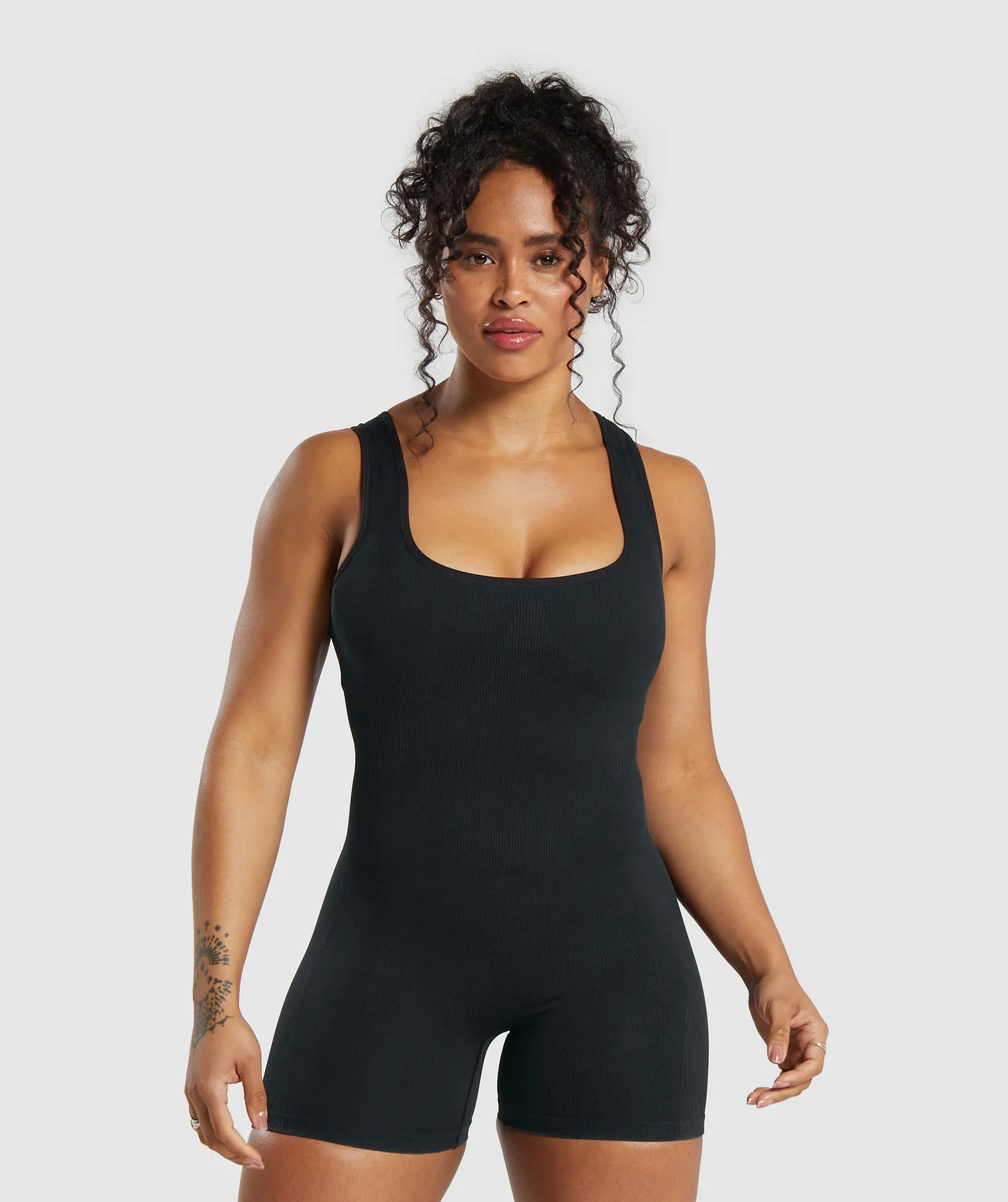 Gymshark Gains Seamless All-In-One - Black