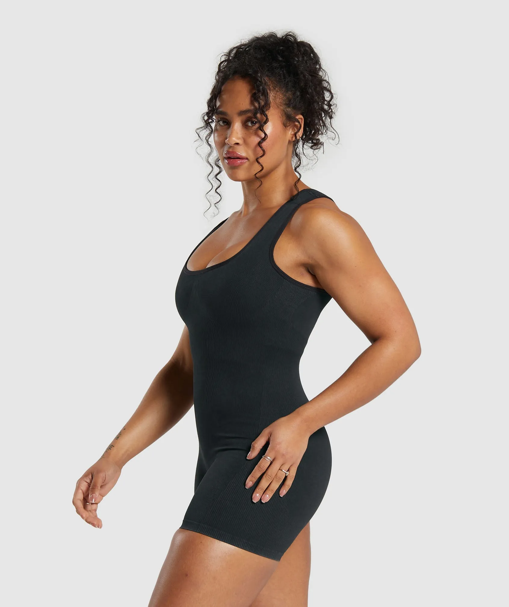 Gymshark Gains Seamless All-In-One - Black