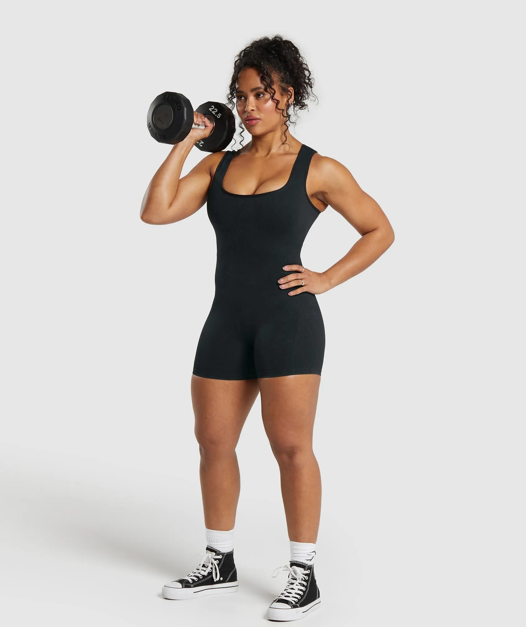 Gymshark Gains Seamless All-In-One - Black