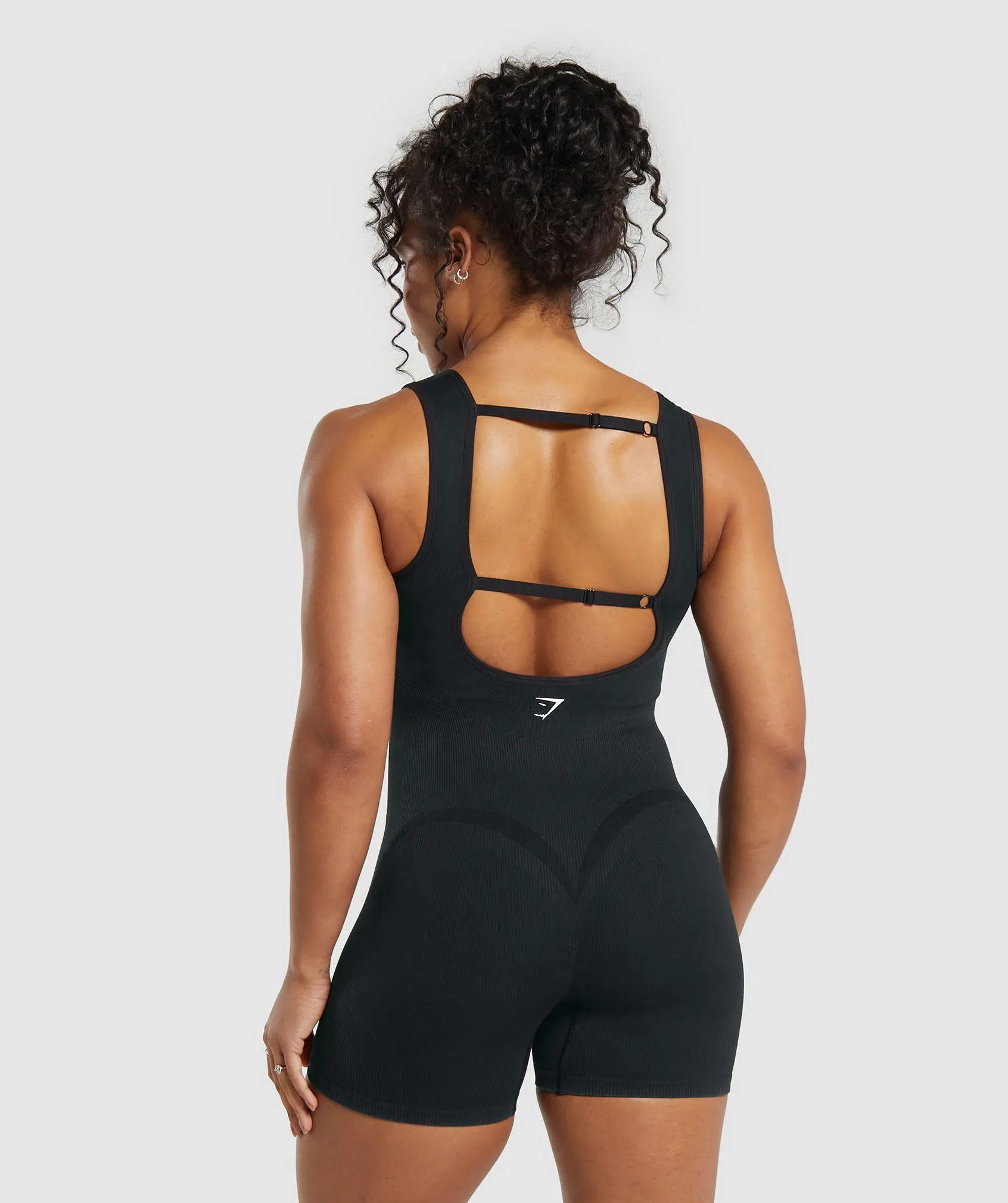 Gymshark Gains Seamless All-In-One - Black