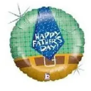 Happy Fathers Day Plaid Dad Foil Balloon