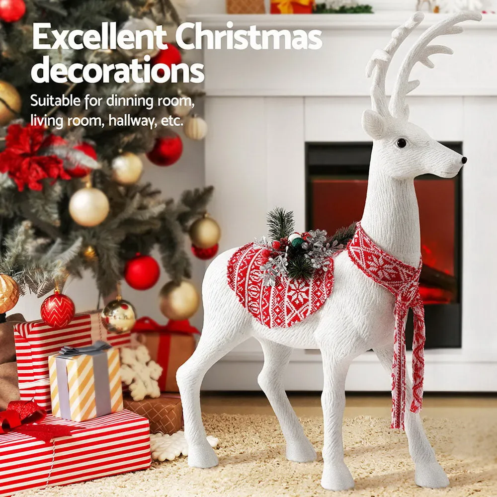 High-Gloss Glitter Reindeer Ornaments 80cm - Jingle Jollys