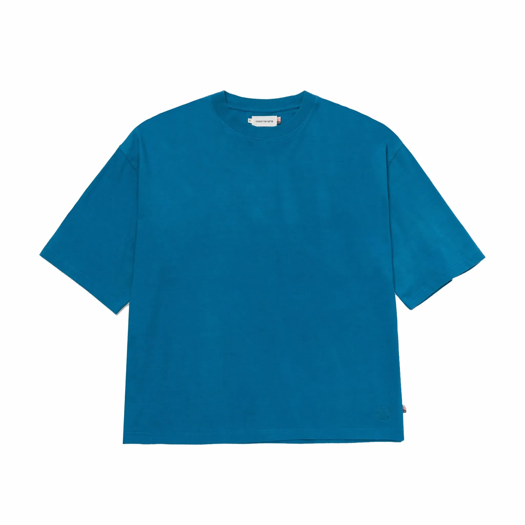 Honor The Gift Crest Logo Box Tee (Blue)