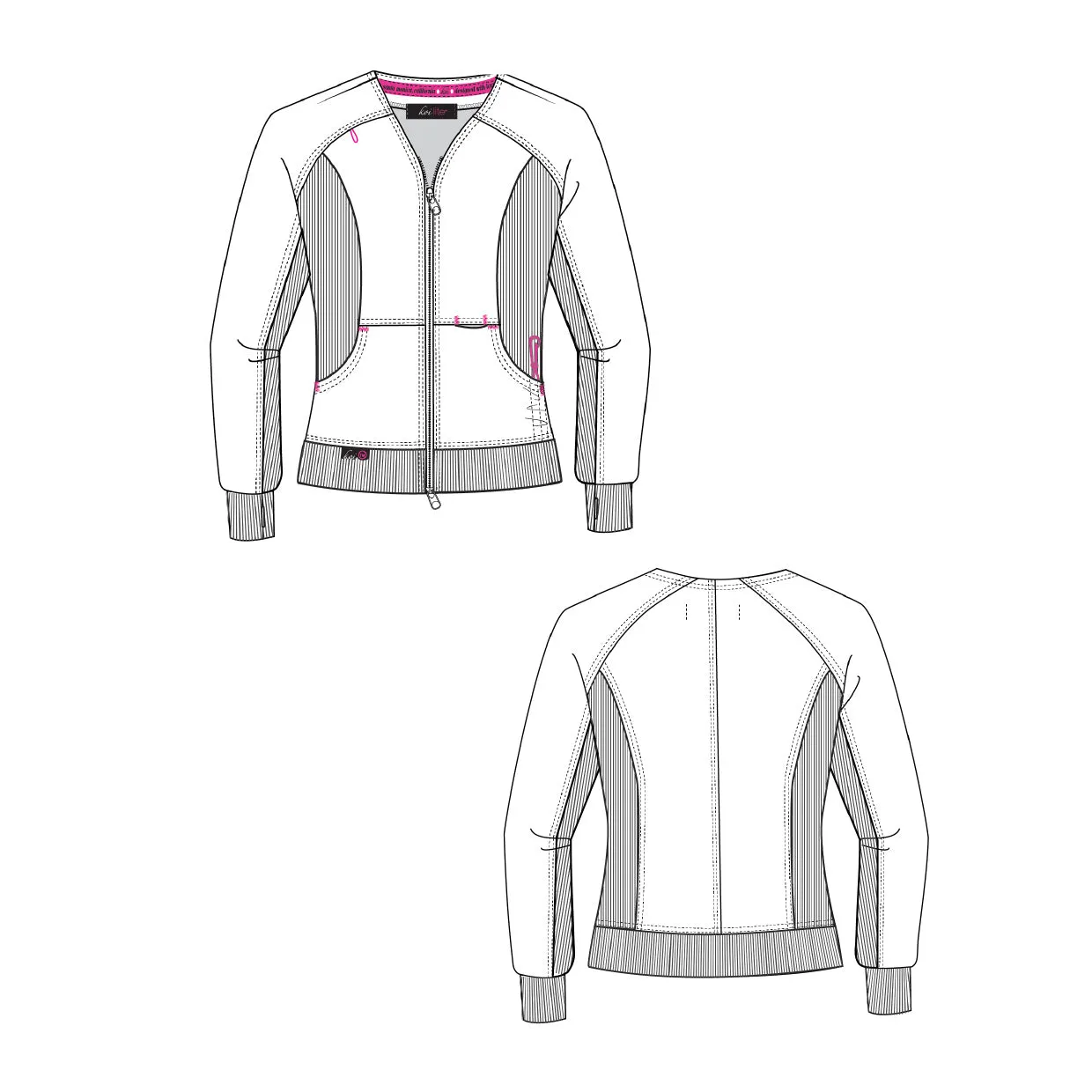 Koi Lite Clarity Jacket - Charcoal