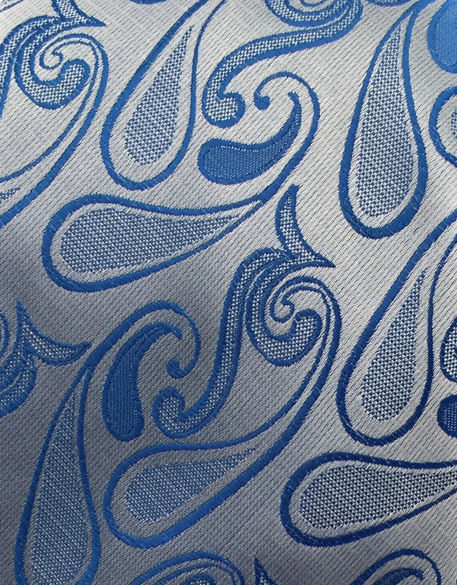 Light Blue Paisley Necktie