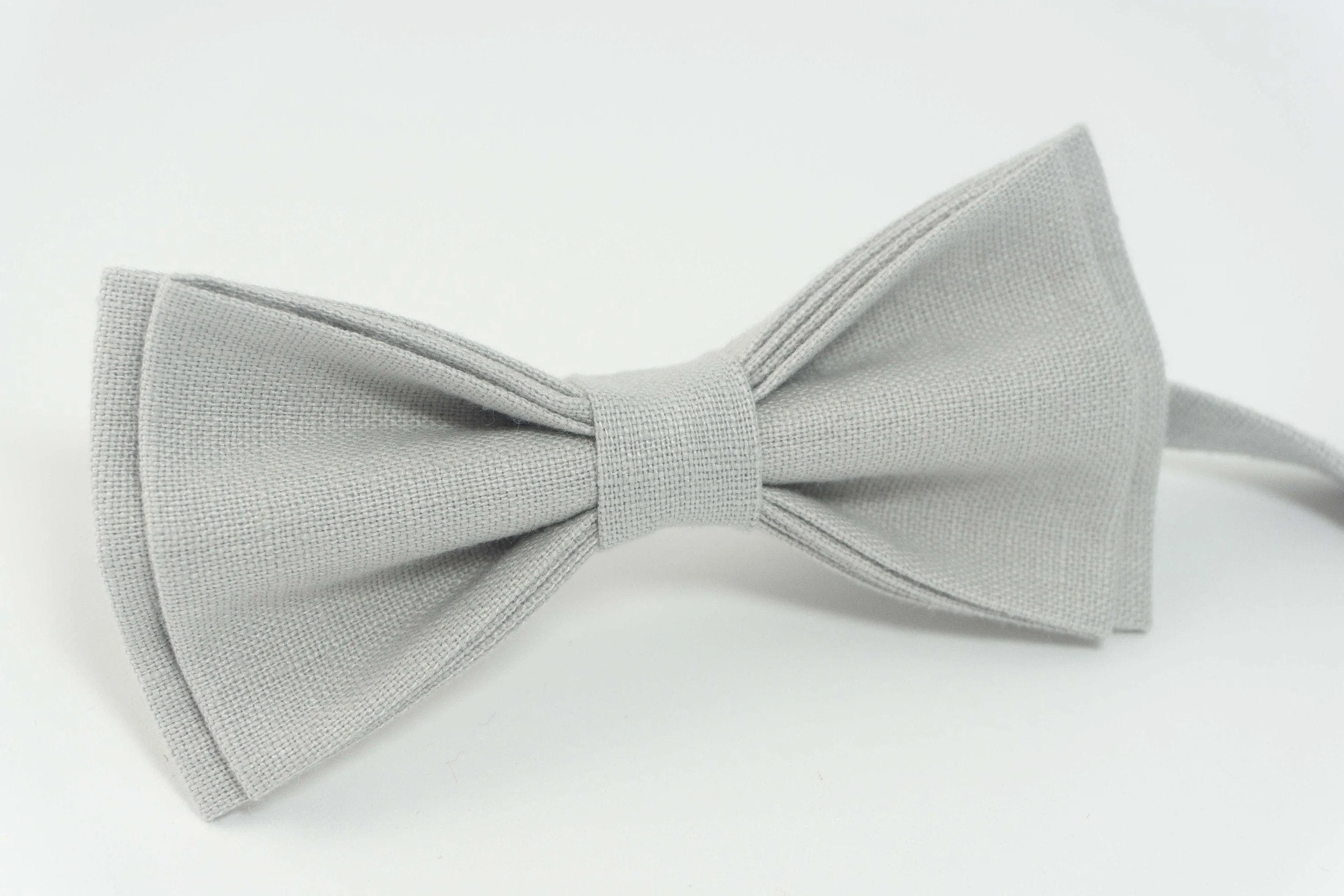 Light Gray bow tie | boys bow tie