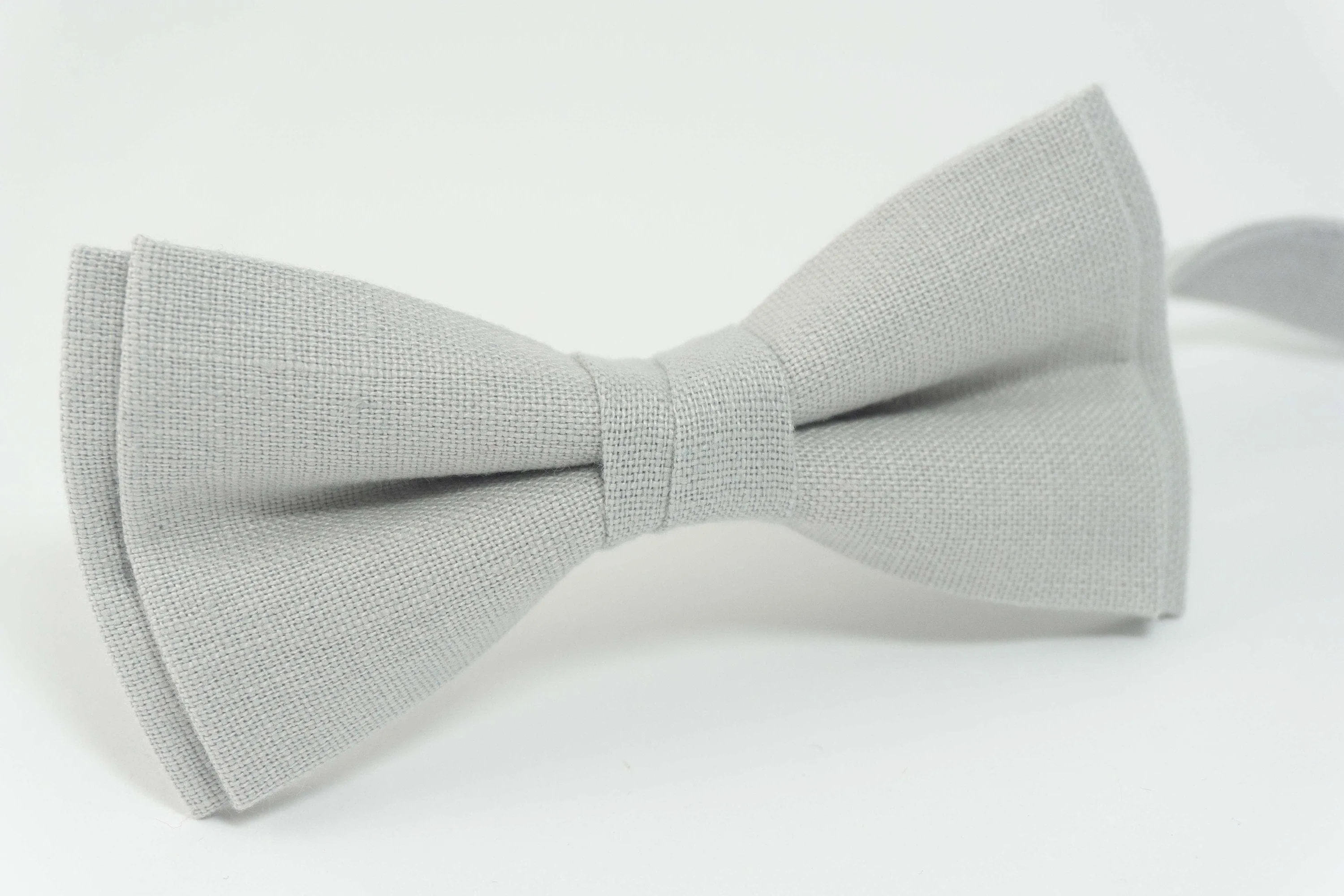 Light Gray bow tie | mens bow tie