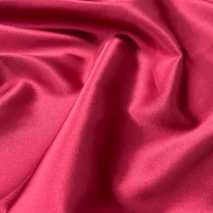 Magenta Pink Solid Celina Satin Fabric