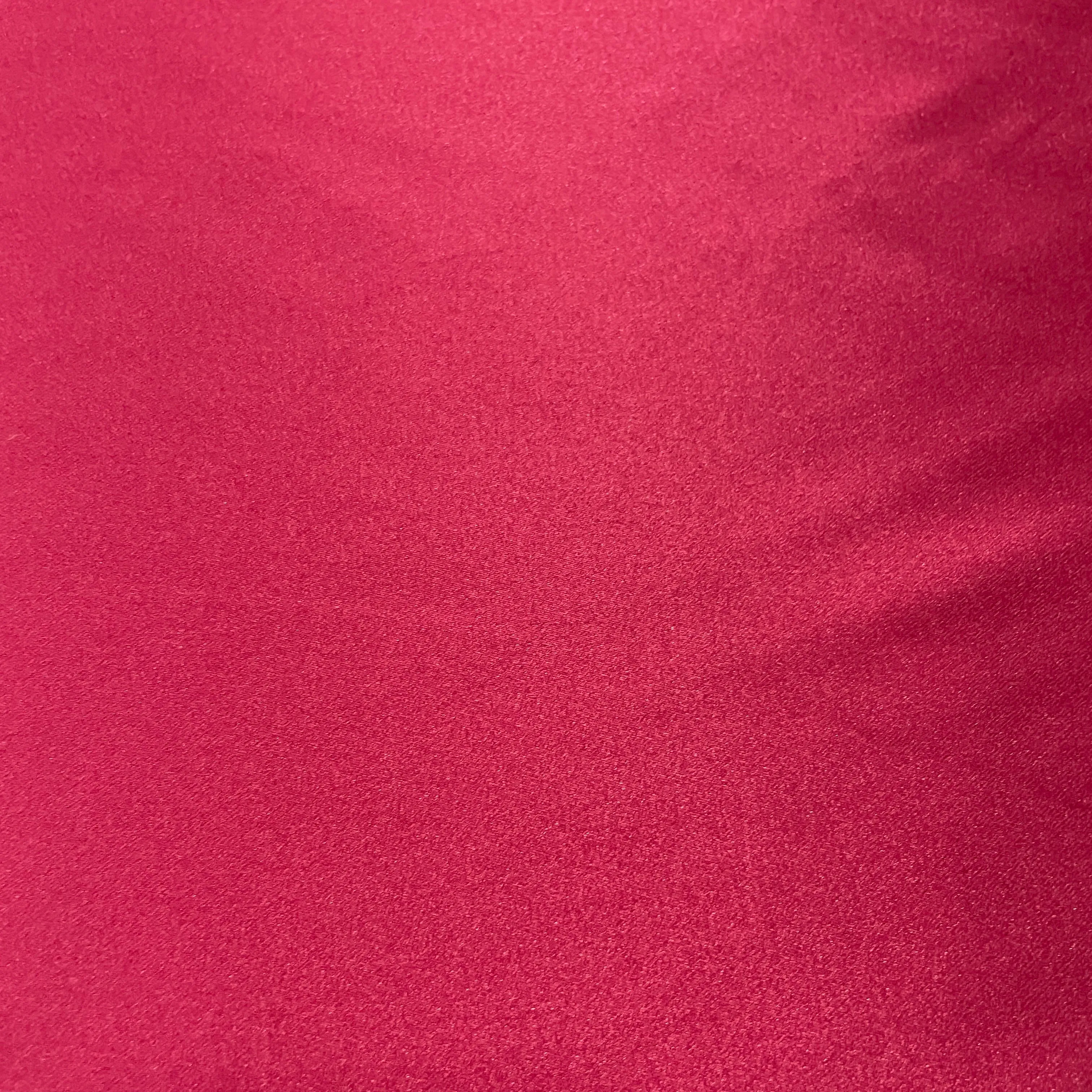 Magenta Pink Solid Celina Satin Fabric