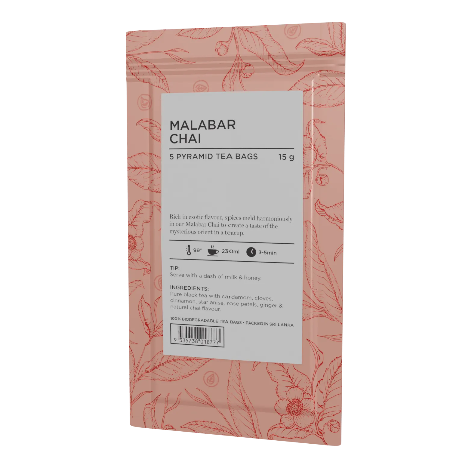 Malabar Chai Pyramid Tea Bags