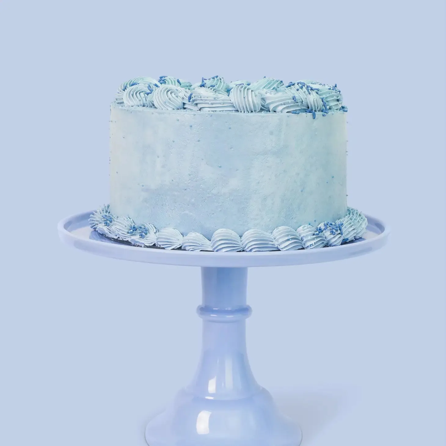 Melamine Bespoke Cake Stand Large- Wedgewood Blue