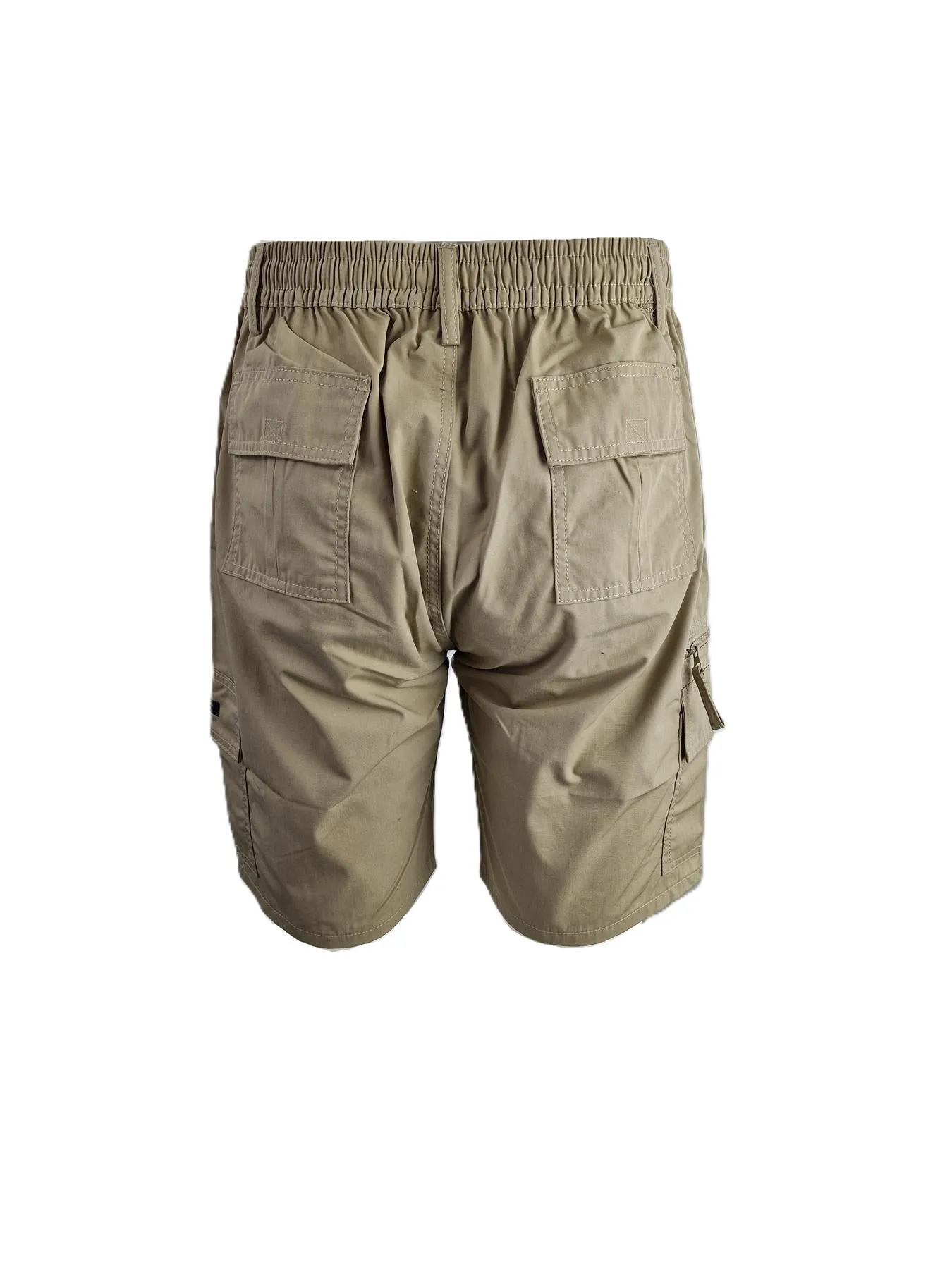 Mens Adults High Mount Summer Elasticated Shorts